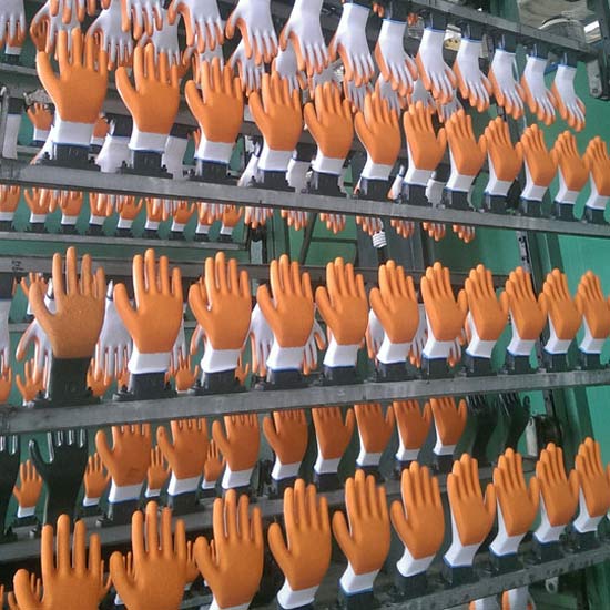 手套浸胶生产线 PVC半挂胶手套机
